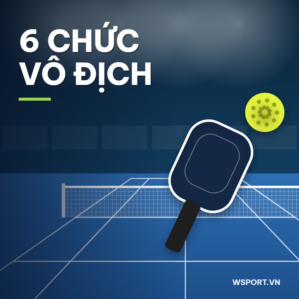 Sáu chức vô địch của pickleball Việt Nam tại Bắc Hải