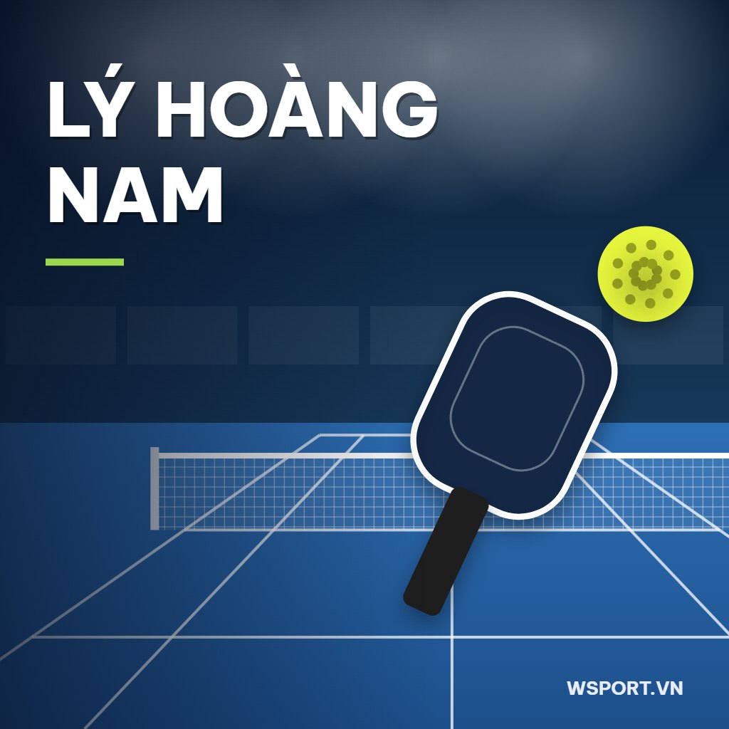 Lý Hoàng Nam thi đấu pickleball tại Đại hội Thể thao toàn quốc 2026