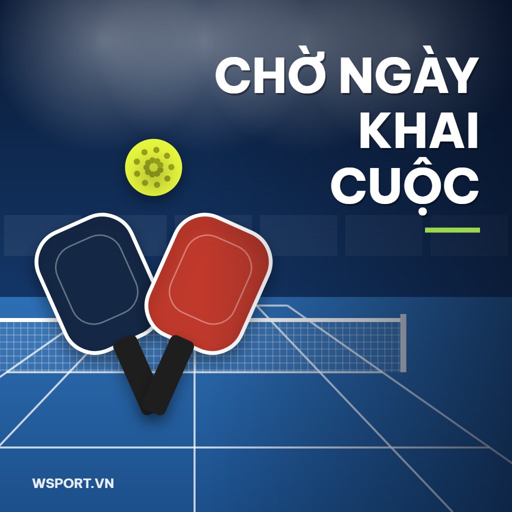 Pickleball Việt Nam chờ ngày khai cuộc tại Đại hội Thể thao toàn quốc 2026
