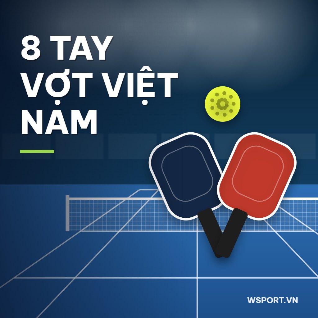 Đội hình tuyển pickleball Việt Nam dự giải Trung Quốc ASEAN 2026